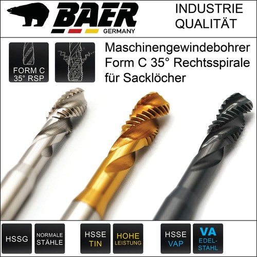 Baer gewindebohrer m20 zur - m2-m20,