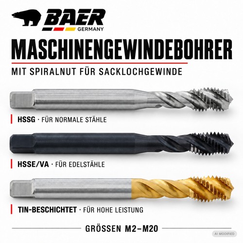 Gewindebohrer baer - gewindebohrer,