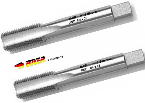 Gewindebohrer baer hss unf unc - gewindebohrer,