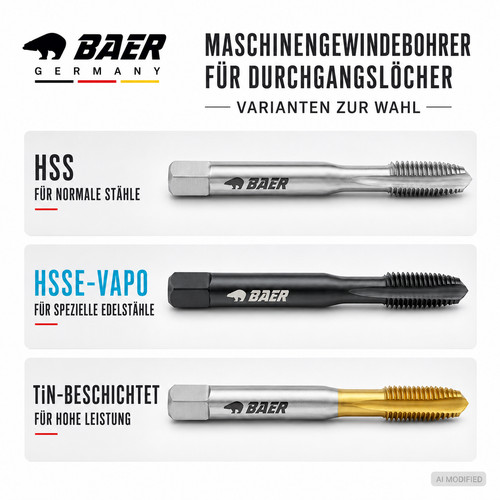 Maschinengewindebohrer baer - maschinengewindebohrer,