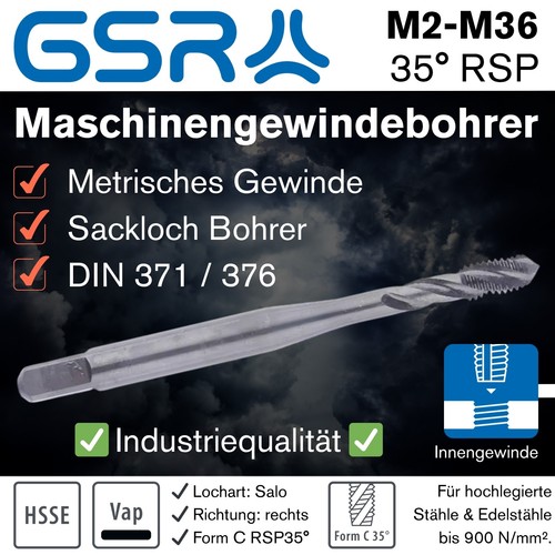 Gsr gewindebohrer m36 zur - gsr,