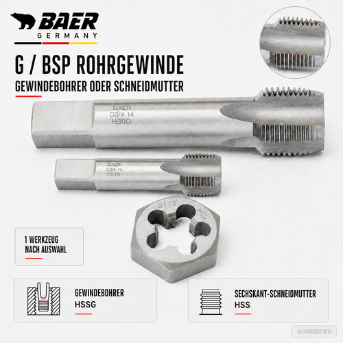 Gewindebohrer rohrgewinde - ,