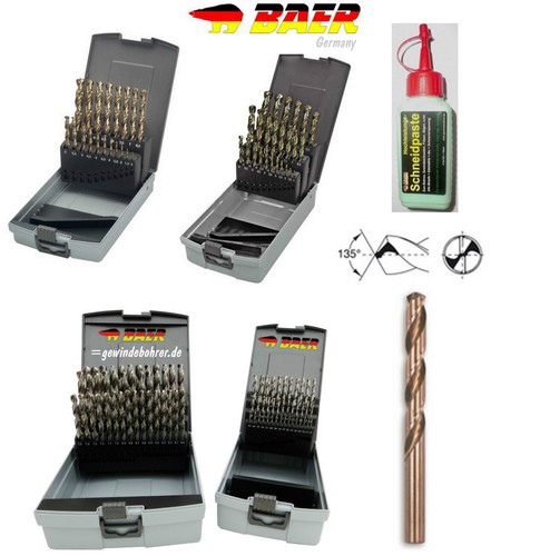 Spiralbohrer set hssg - spiralbohrer, cobalt